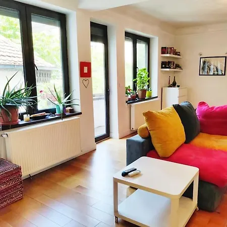 Old Town Bohemian With Garden View Balcony Apartment